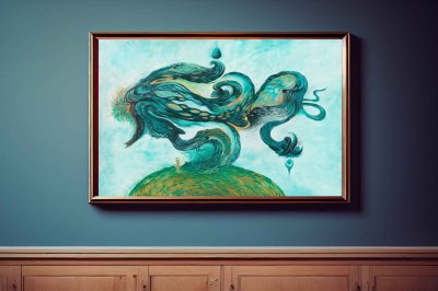 Letting Go / Paper & Canvas Print